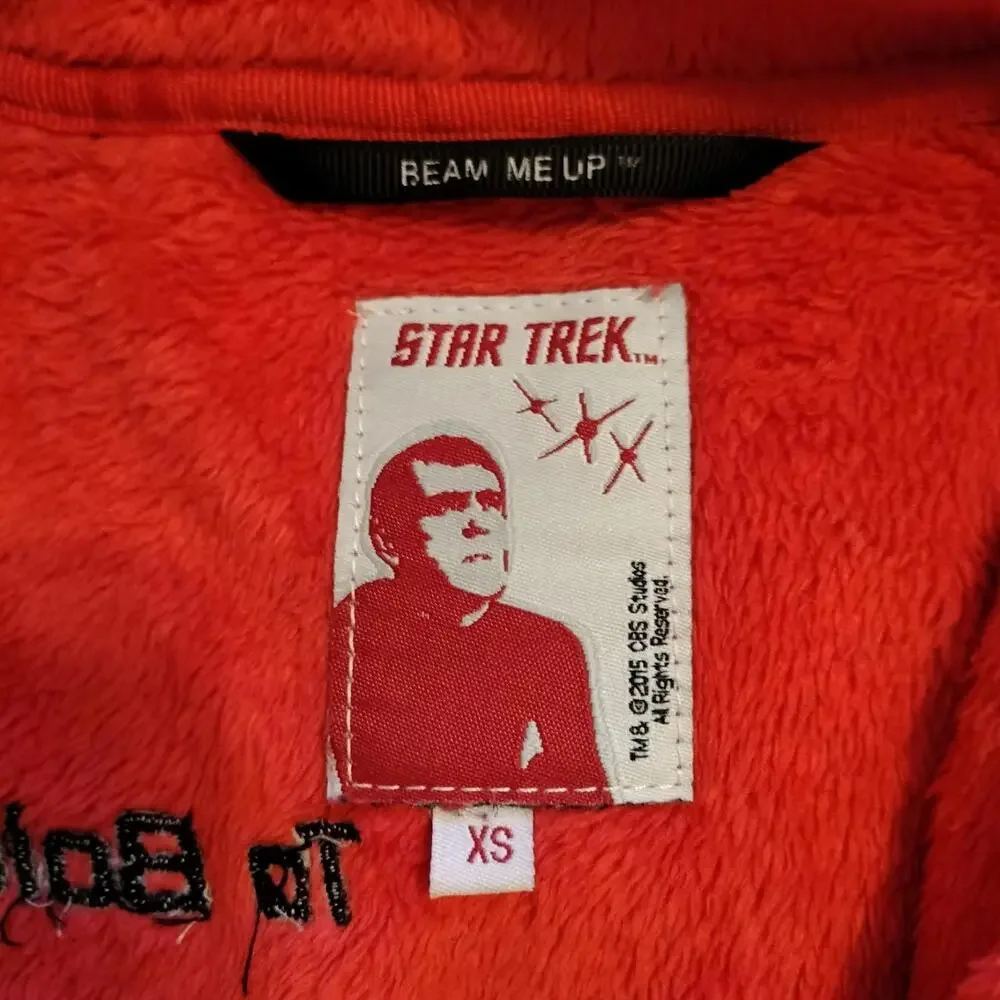 Star Trek‎ Unisex Red Fleece  Jacket Adult XS